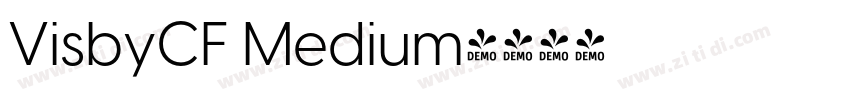 VisbyCF Medium字体转换